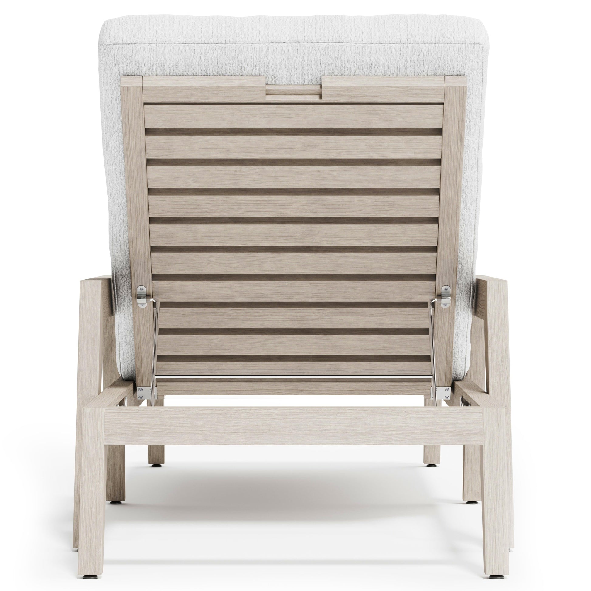 Altea Sun Washed/White/Cream Outdoor Chaise - Ornate Home