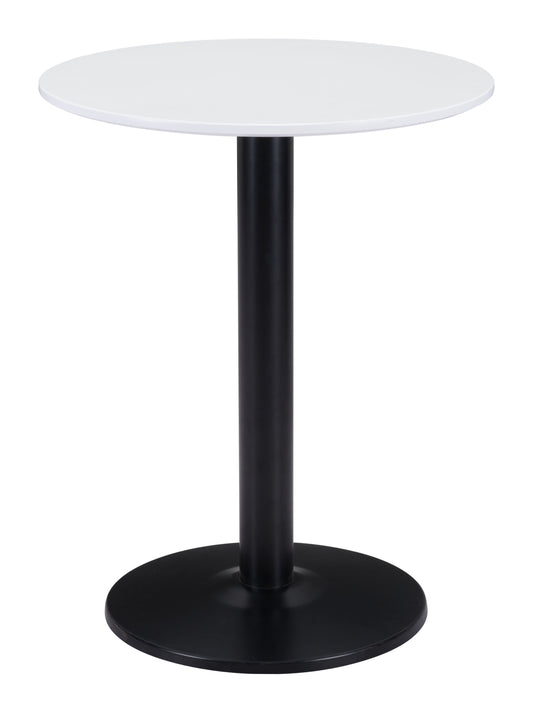 Alto White & Black Bistro Table - Ornate Home