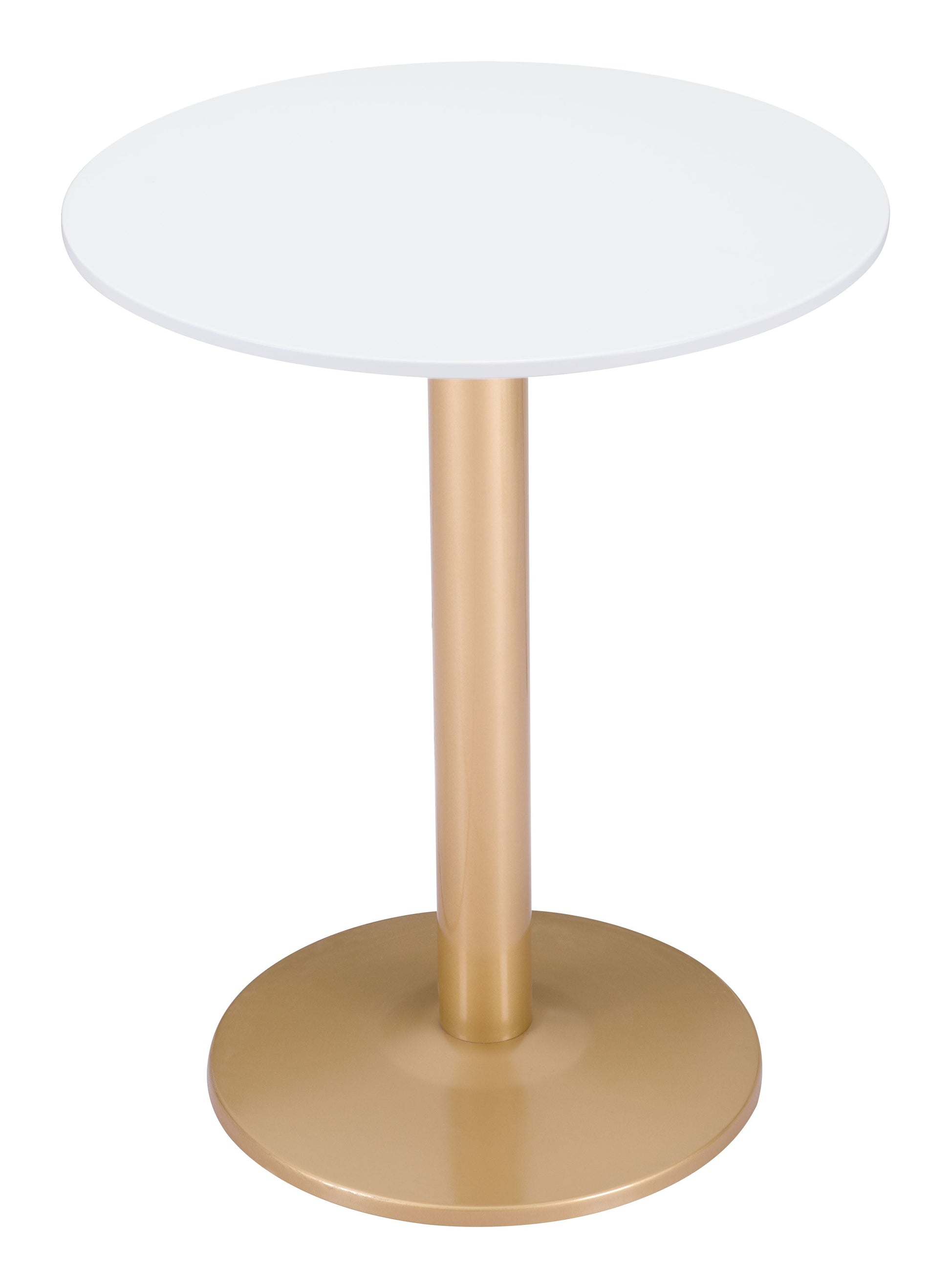 Alto White & Gold Bistro Table - Ornate Home