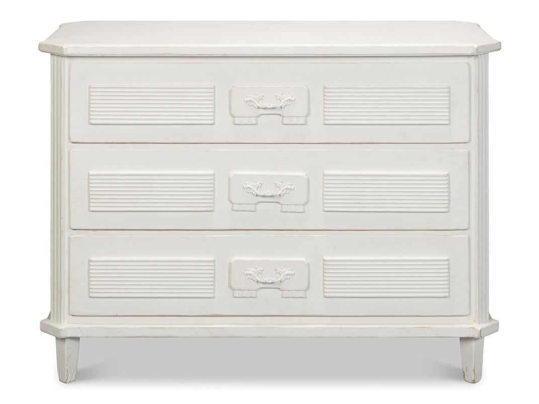 Altus White Commode - Ornate Home