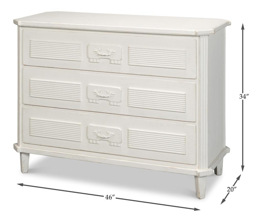 Altus White Commode - Ornate Home