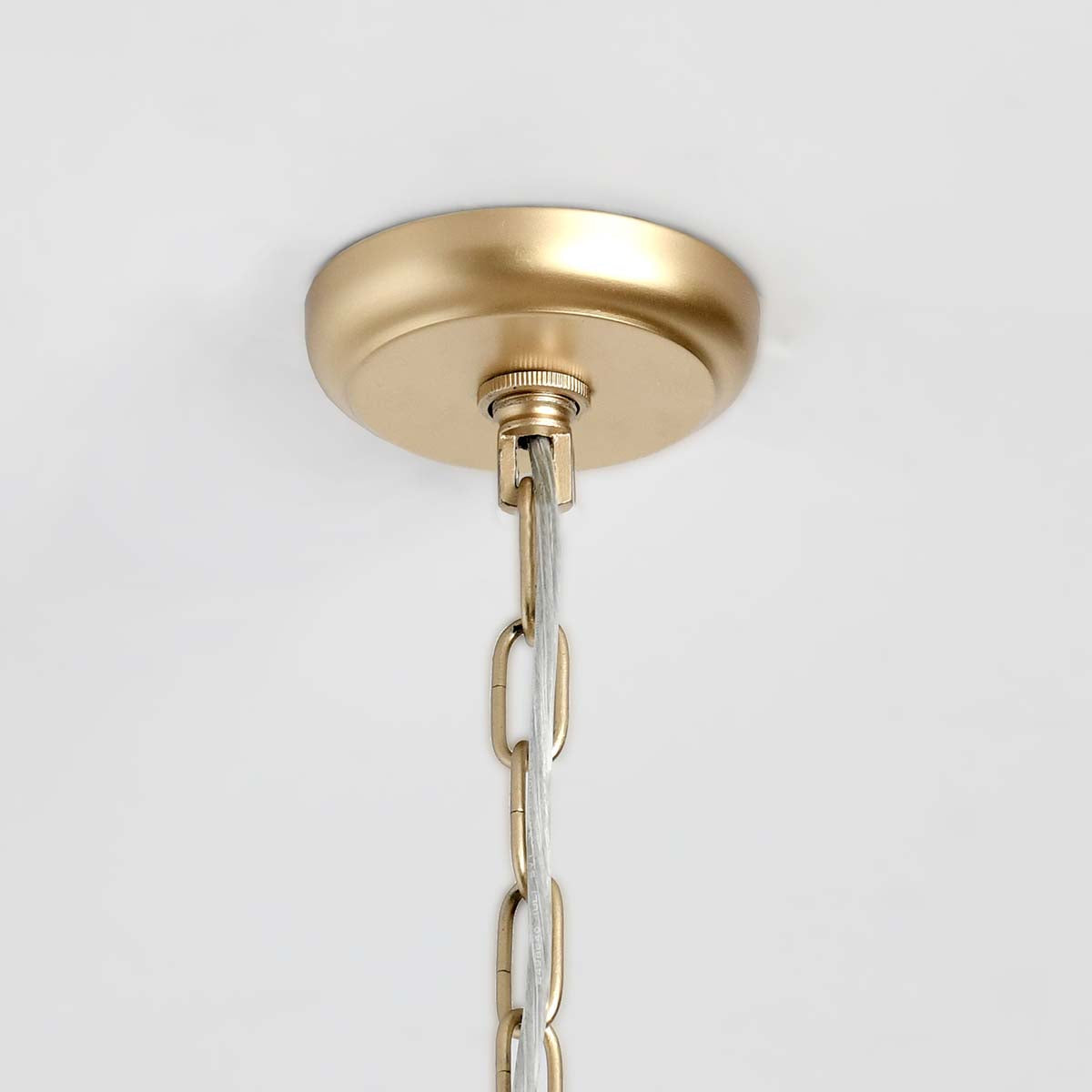 Amanda White Beaded Chandelier - Ornate Home