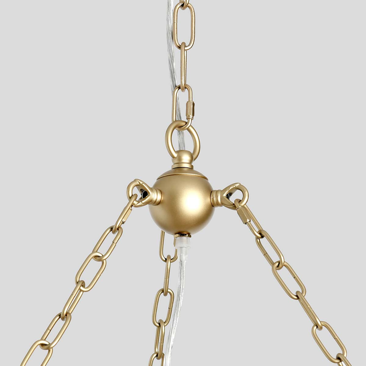 Amanda White Beaded Chandelier - Ornate Home