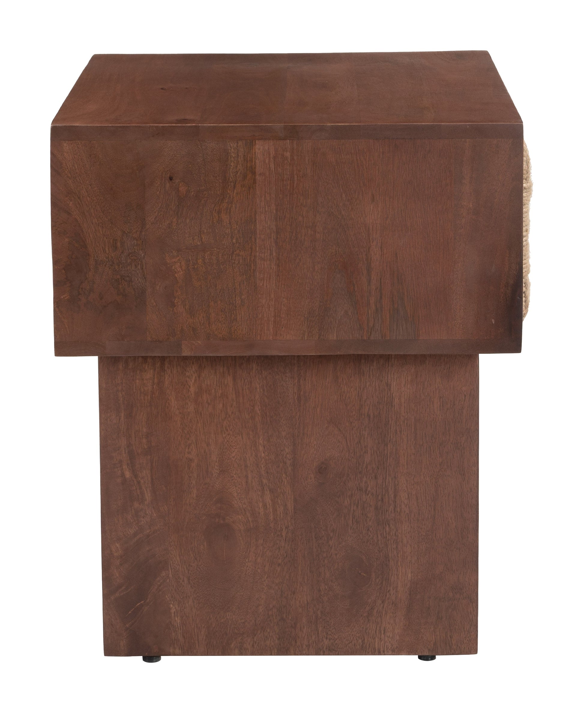 Amaria Natural & Walnut Nightstand - Ornate Home
