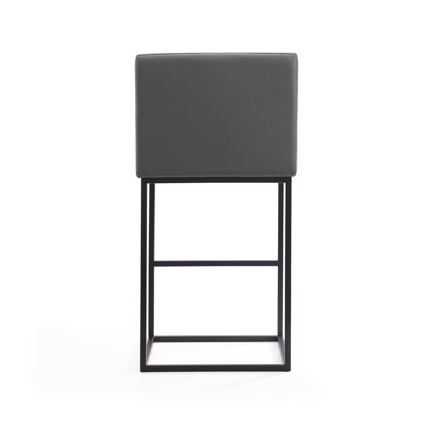 Ambassador Barstool in Grey and Black (set of 3) - Ornate Home