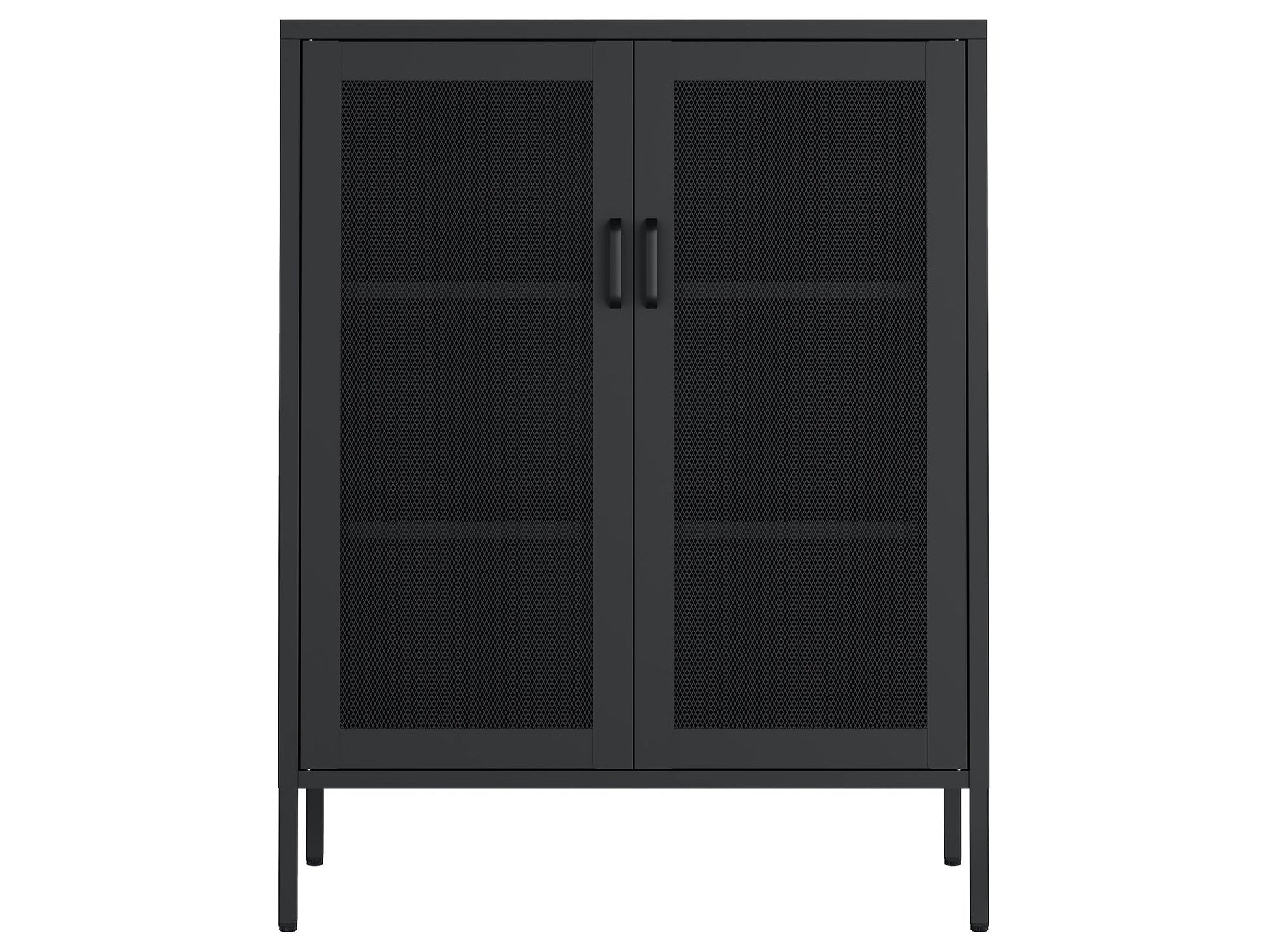 Amelia 31.5" Accent Cabinet in Black - Ornate Home