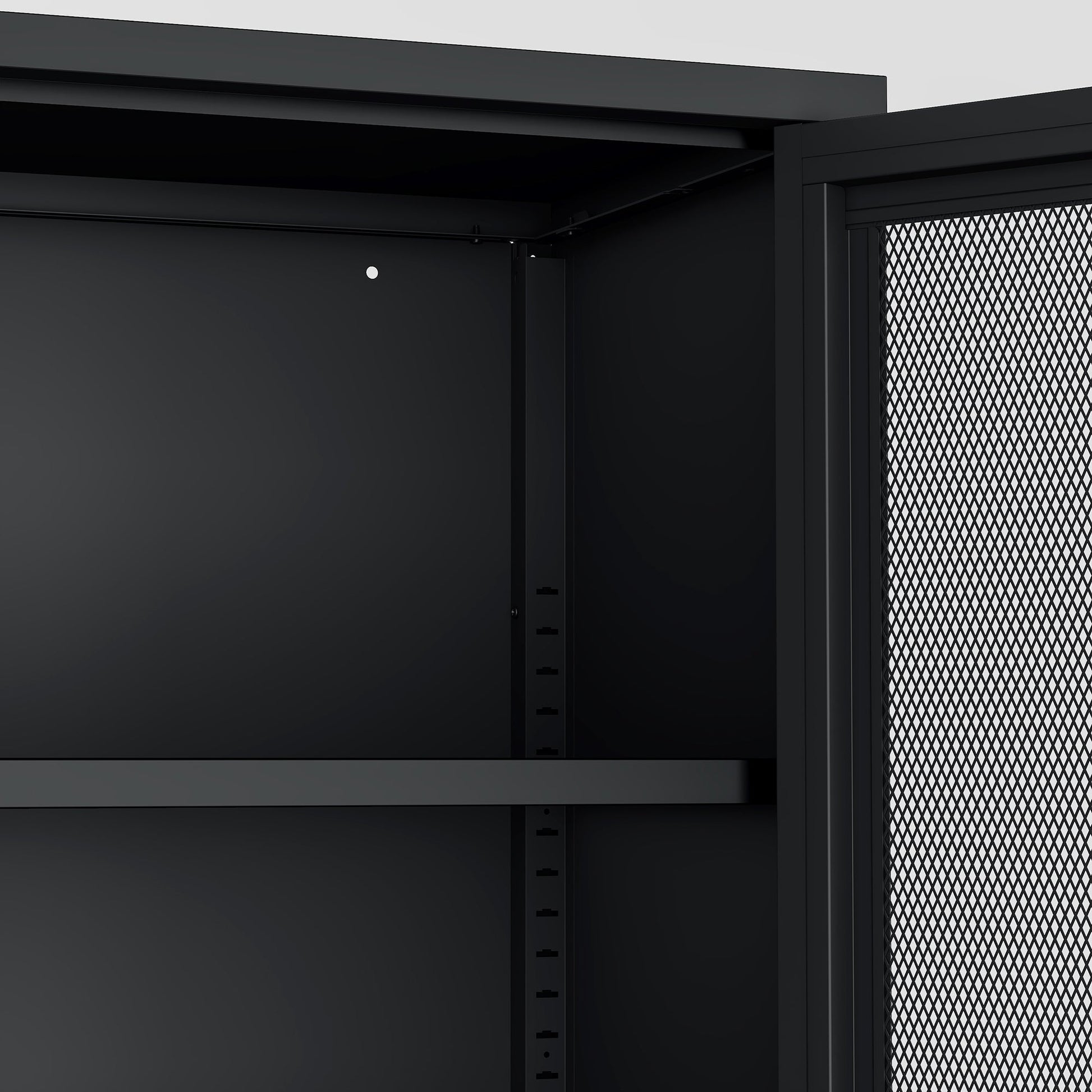 Amelia 31.5" Accent Cabinet in Black - Ornate Home