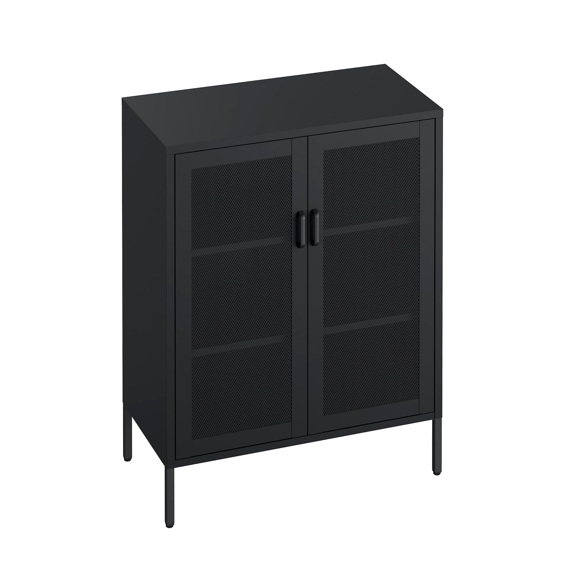 Amelia 31.5" Accent Cabinet in Black - Ornate Home