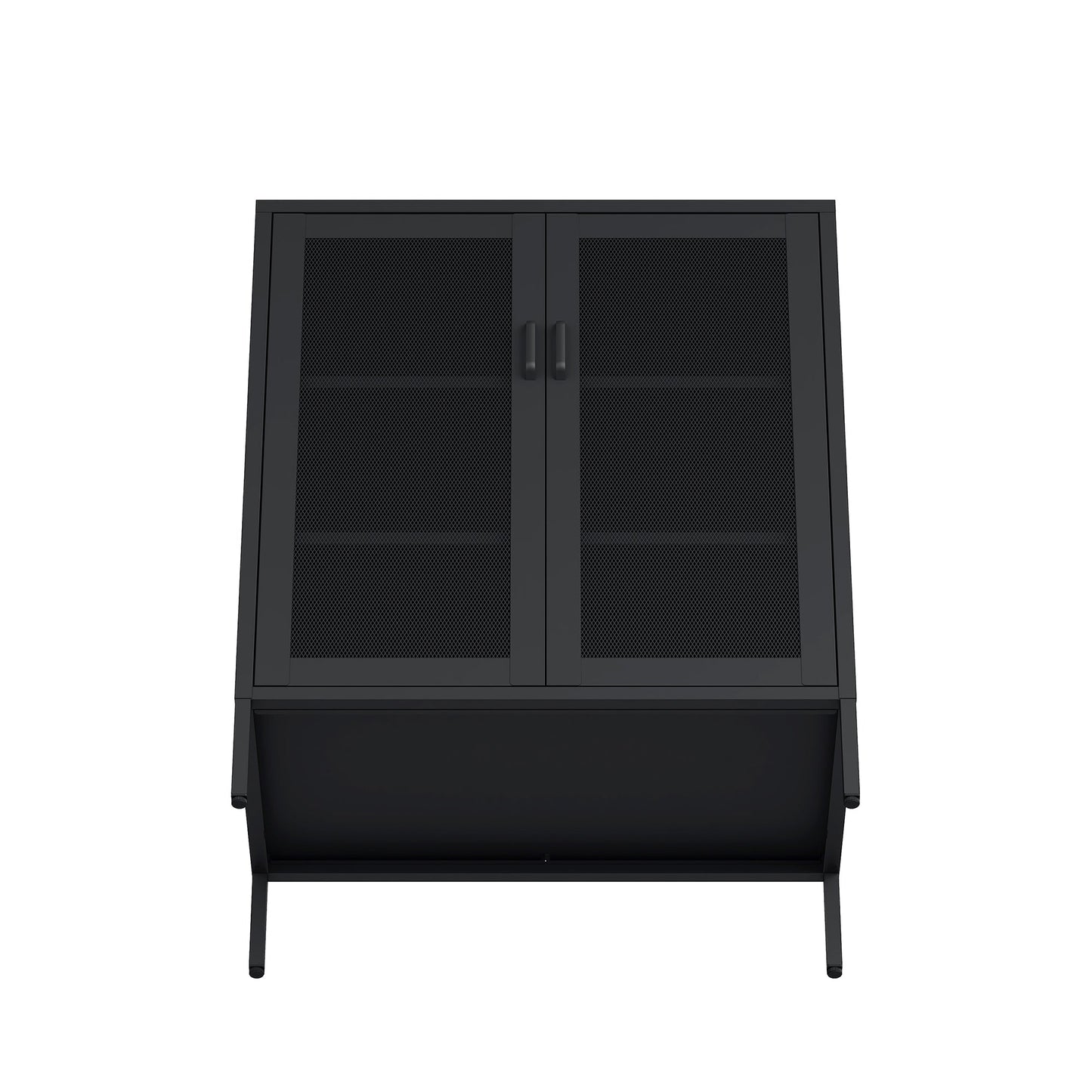 Amelia 31.5" Accent Cabinet in Black - Ornate Home