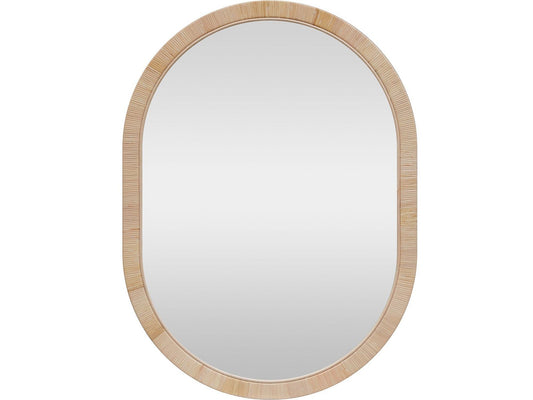 Ames Tan Wall Mirror - Ornate Home
