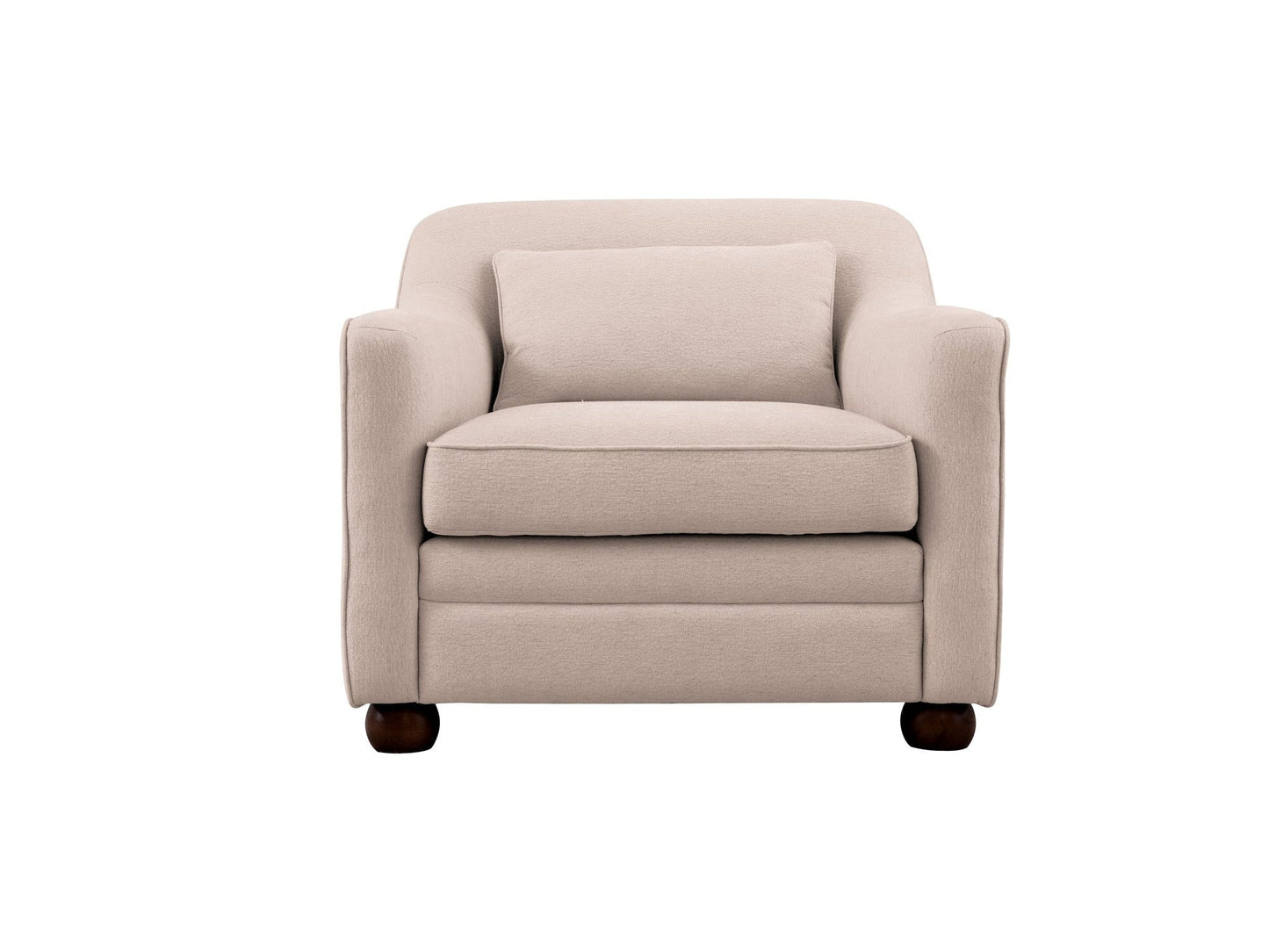 Amira Oat Accent Chair - Ornate Home