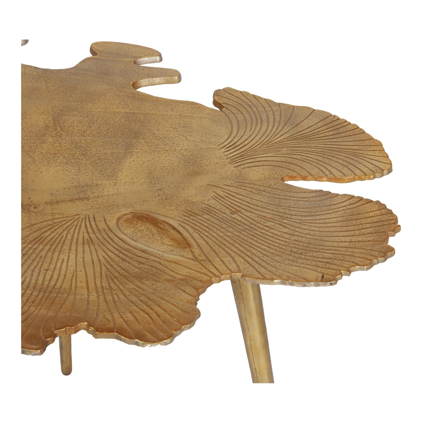 Amoeba Gold Side Table - Ornate Home