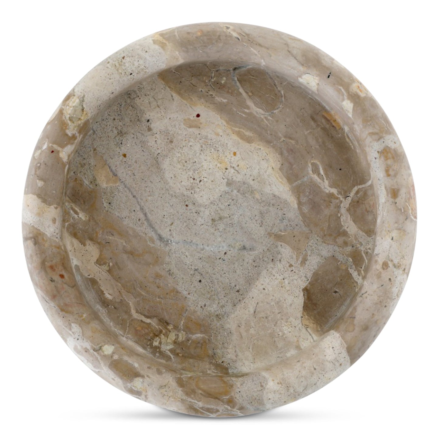 Anais Beige Marble Catchall - Ornate Home