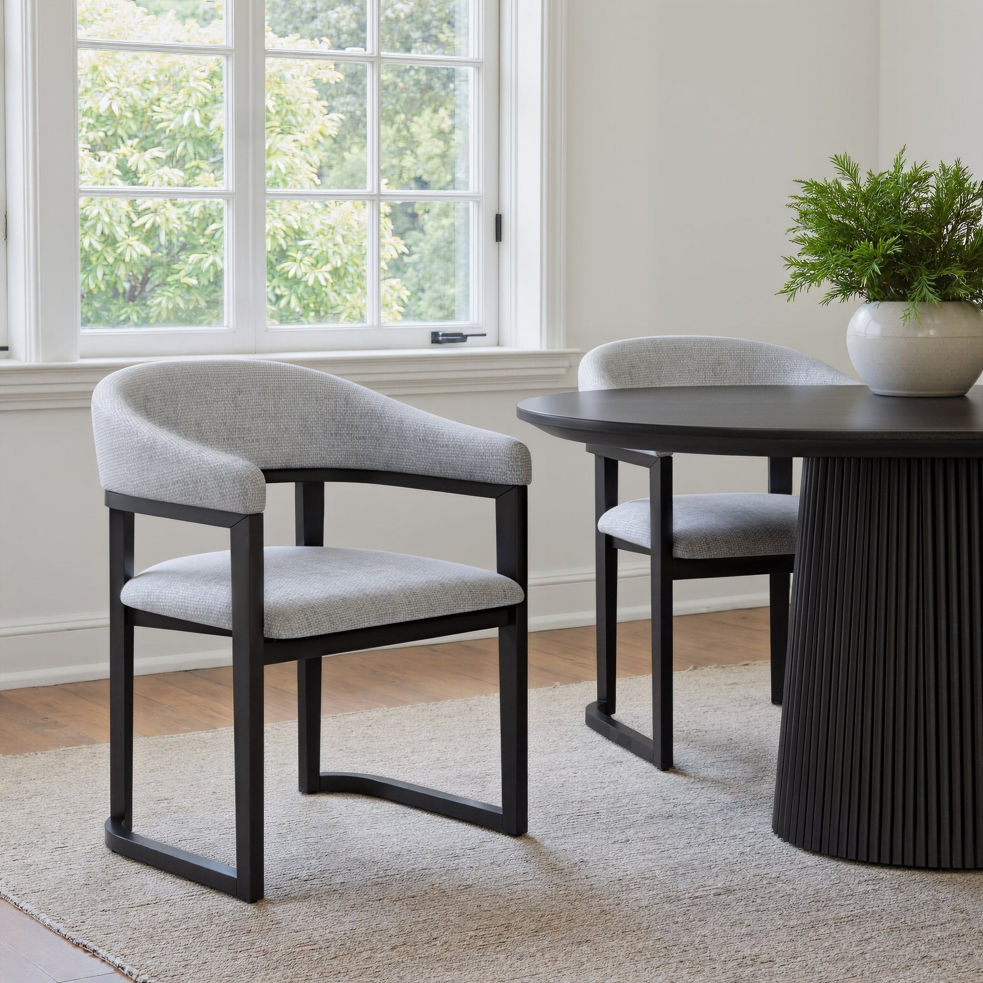 Anasa Gray Dining Chair - Ornate Home