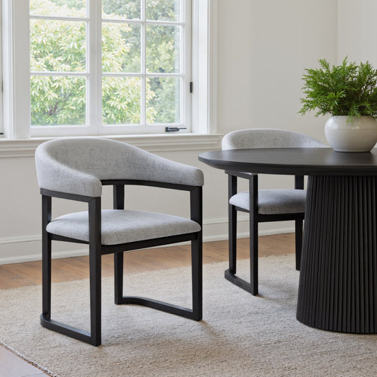 Anasa Gray Dining Chair - Ornate Home