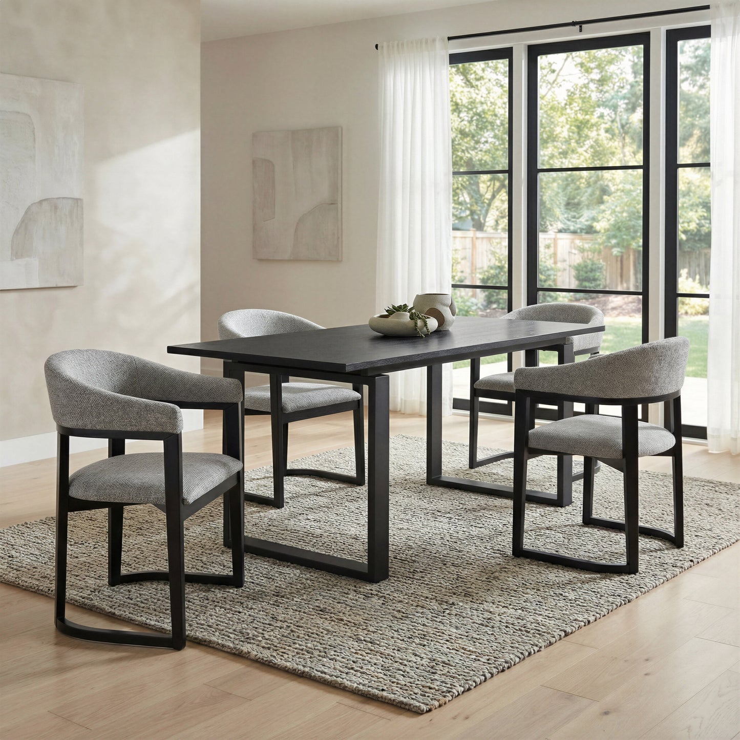 Anasa Gray Dining Chair - Ornate Home