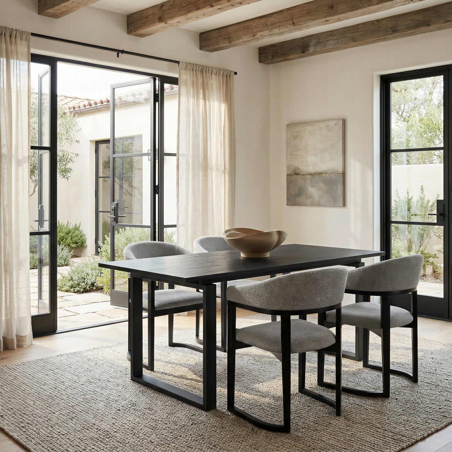 Anasa Gray Dining Chair - Ornate Home