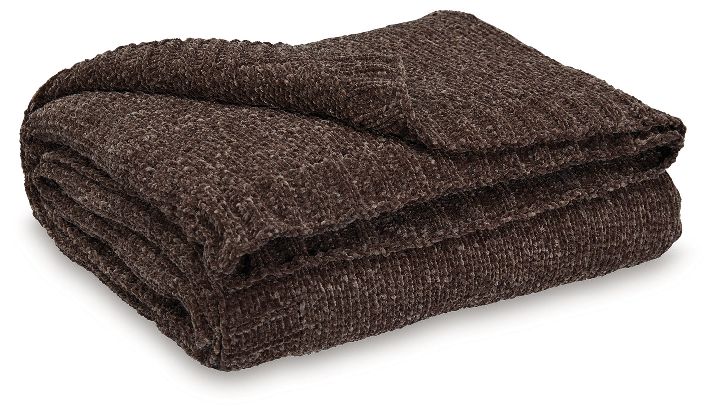 Anawood Brown Throw- Viva Furn