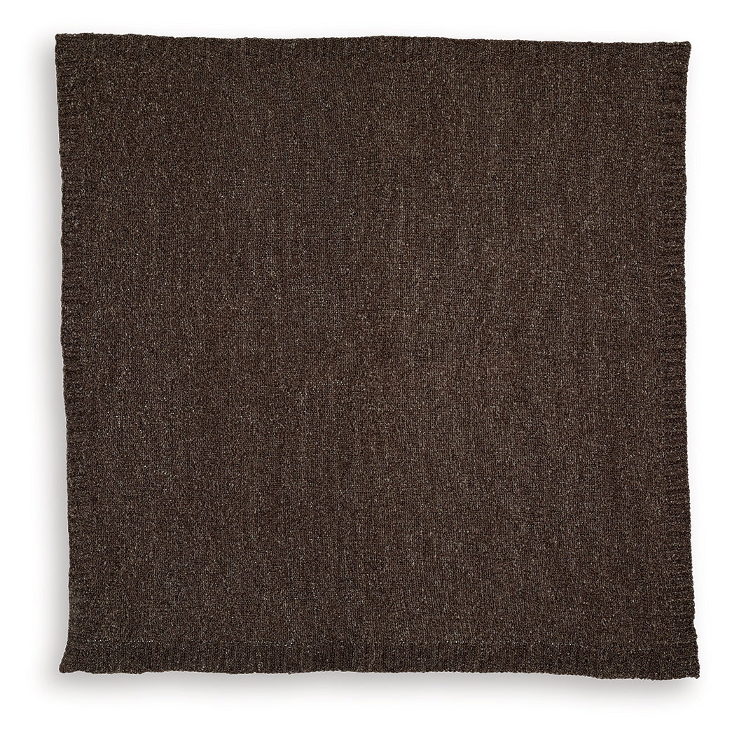 Anawood Brown Throw (Set of 3)- Viva Furn