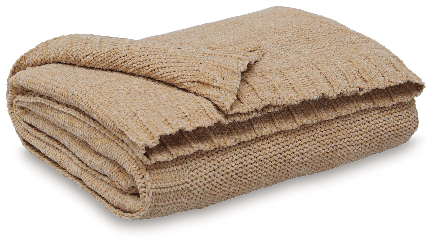 Anawood Gold Throw (Set of 3)- Viva Furn