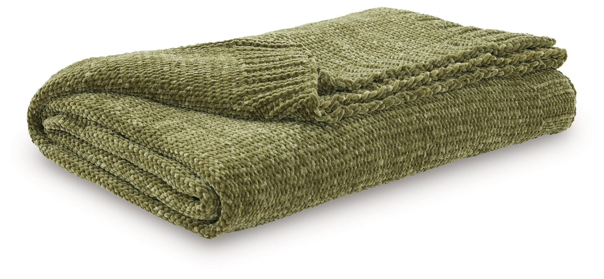Anawood Olive Green Throw (Set of 3)- Viva Furn