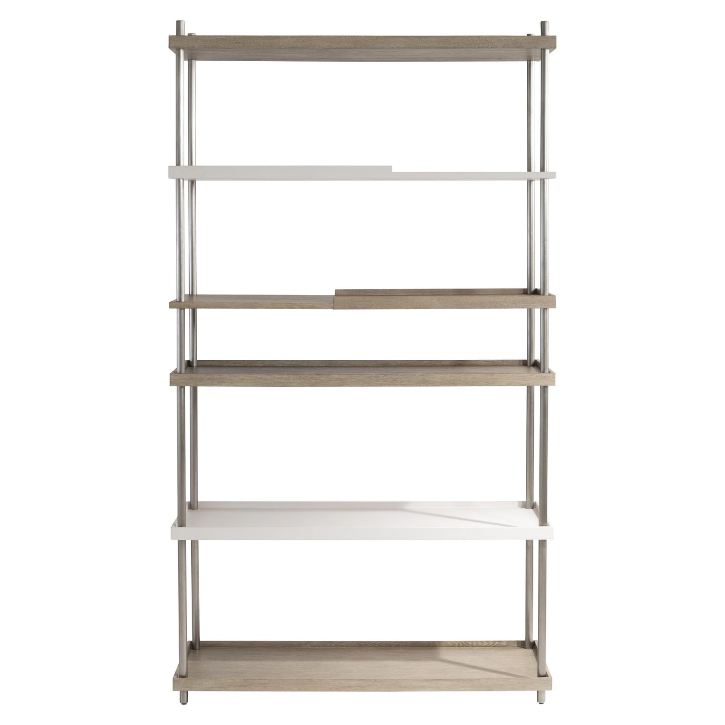 Anax Crema/Graphite/Sandbar Etagere - Ornate Home