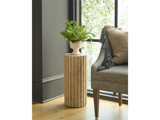 Anchor Travertine Stone Accent Table - Ornate Home