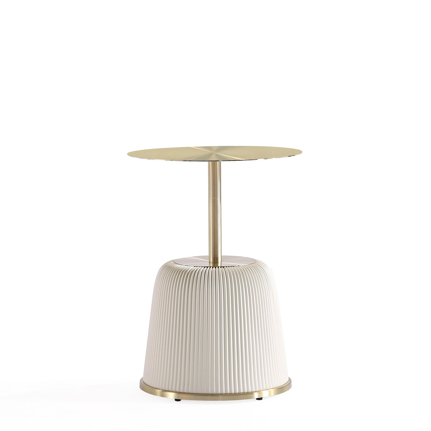 Anderson Coffee Table and End Table 1.0 in Cream (set of 2) - Ornate Home