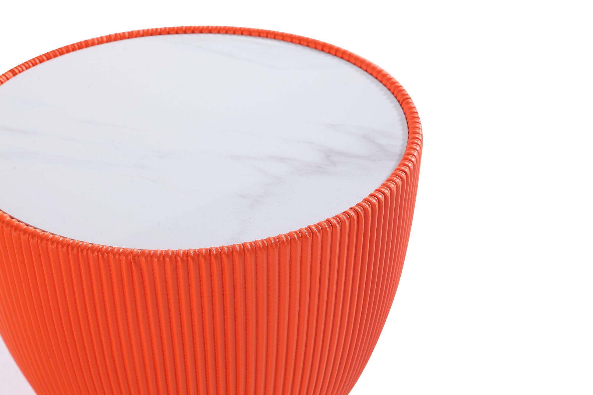 Anderson Coffee Table and End Table 2.0 in Orange (set of 2) - Ornate Home