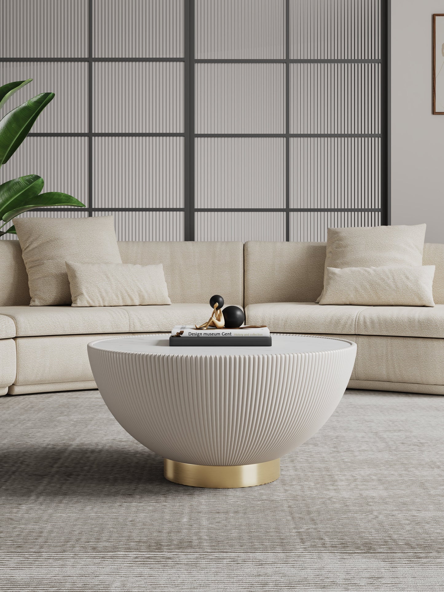 Anderson Coffee Table in Cream - Ornate Home