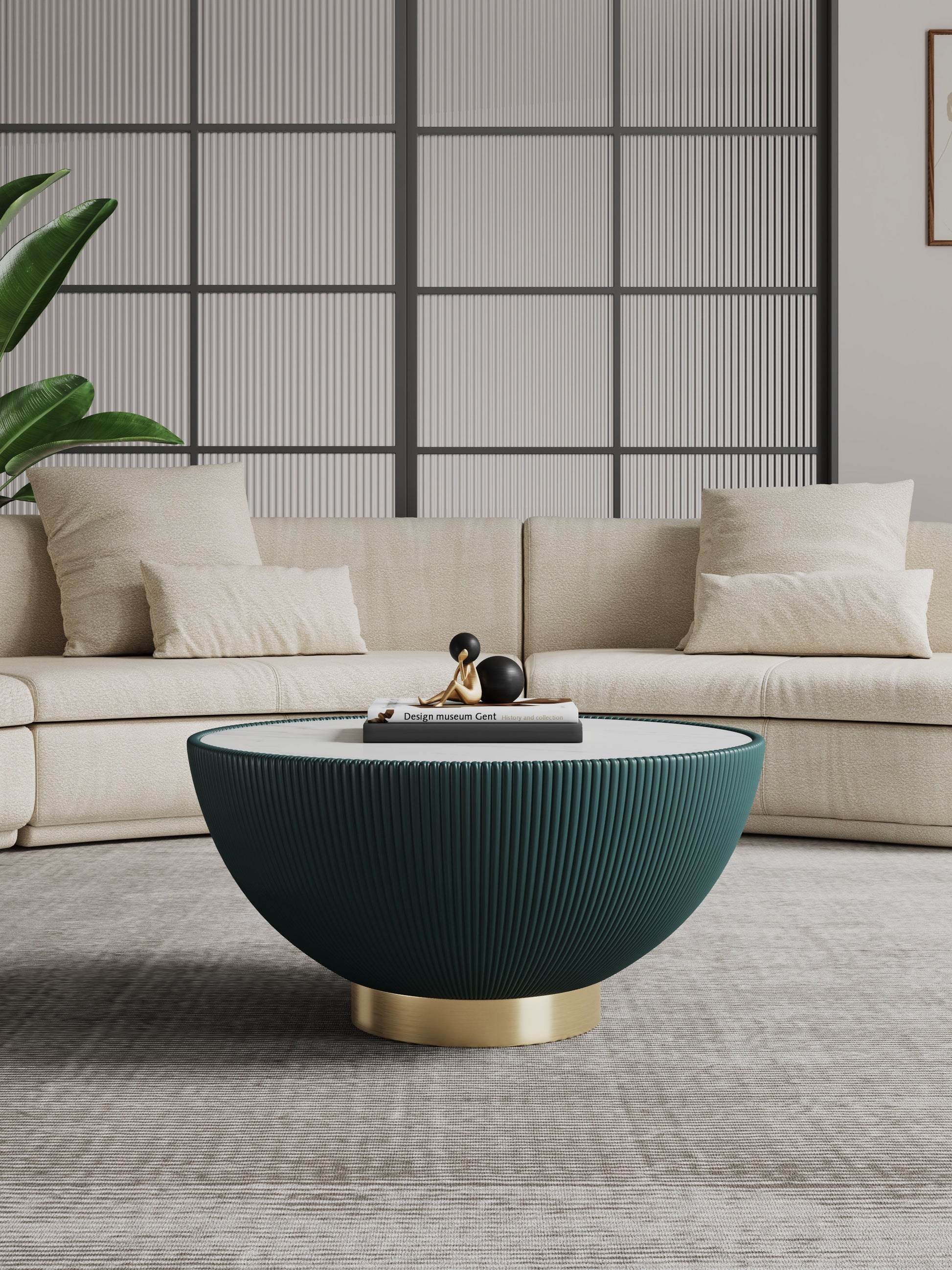 Anderson Coffee Table in Green - Ornate Home