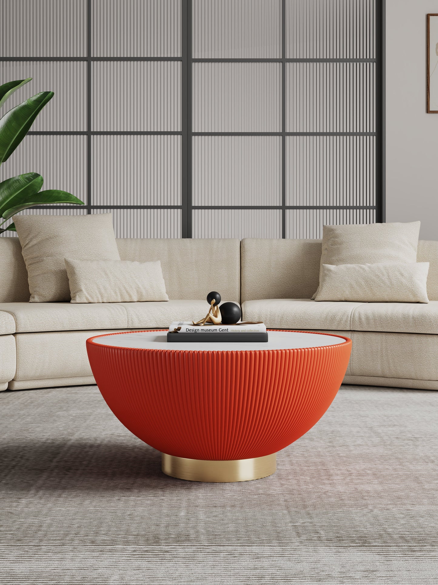 Anderson Coffee Table in Orange - Ornate Home