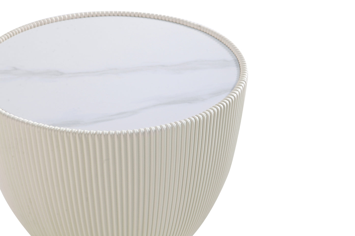 Anderson End Table 1.0 and End Table 2.0 in Cream and Grey (set of 2) - Ornate Home