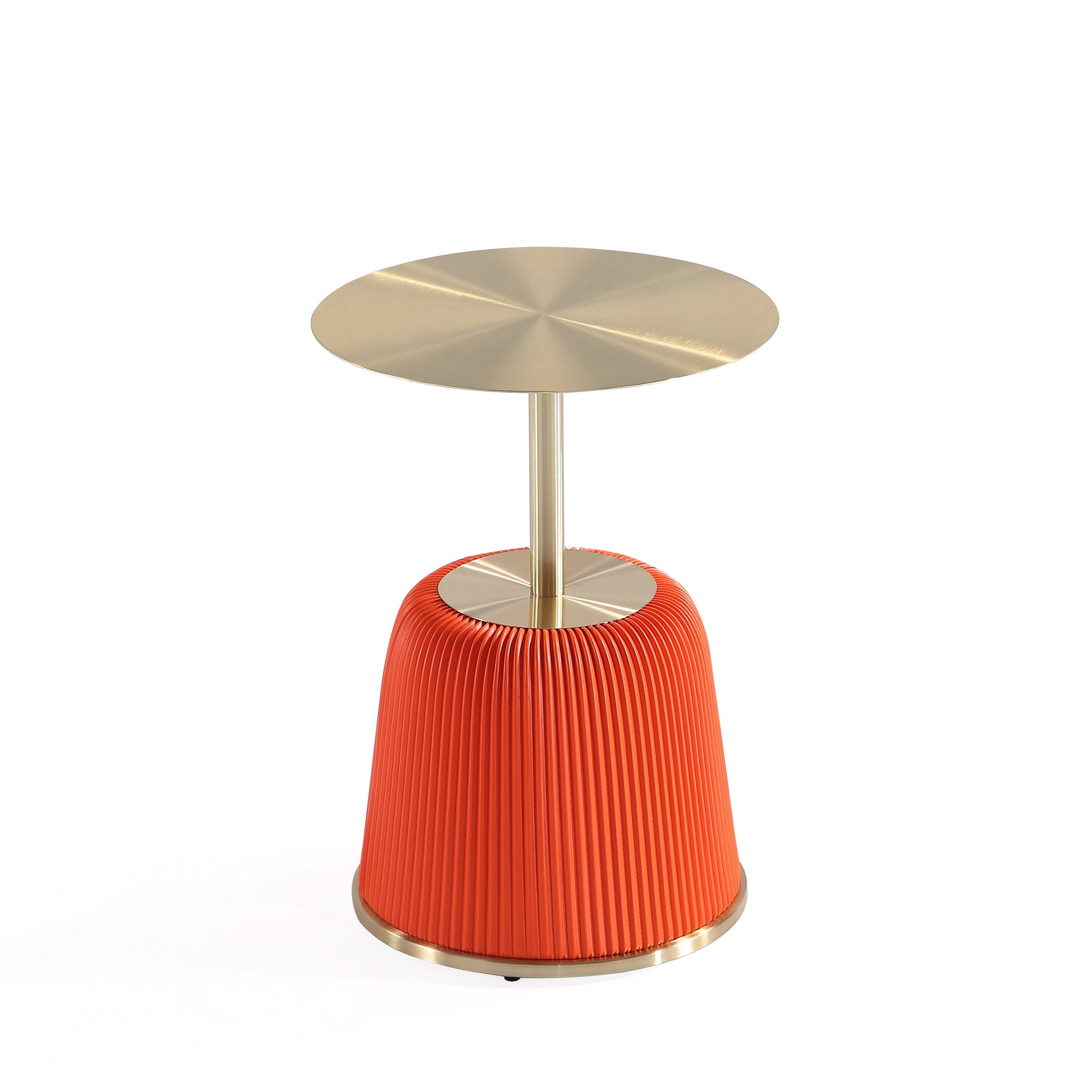 Anderson End Table 1.0 and End Table 2.0 in Orange (set of 2) - Ornate Home