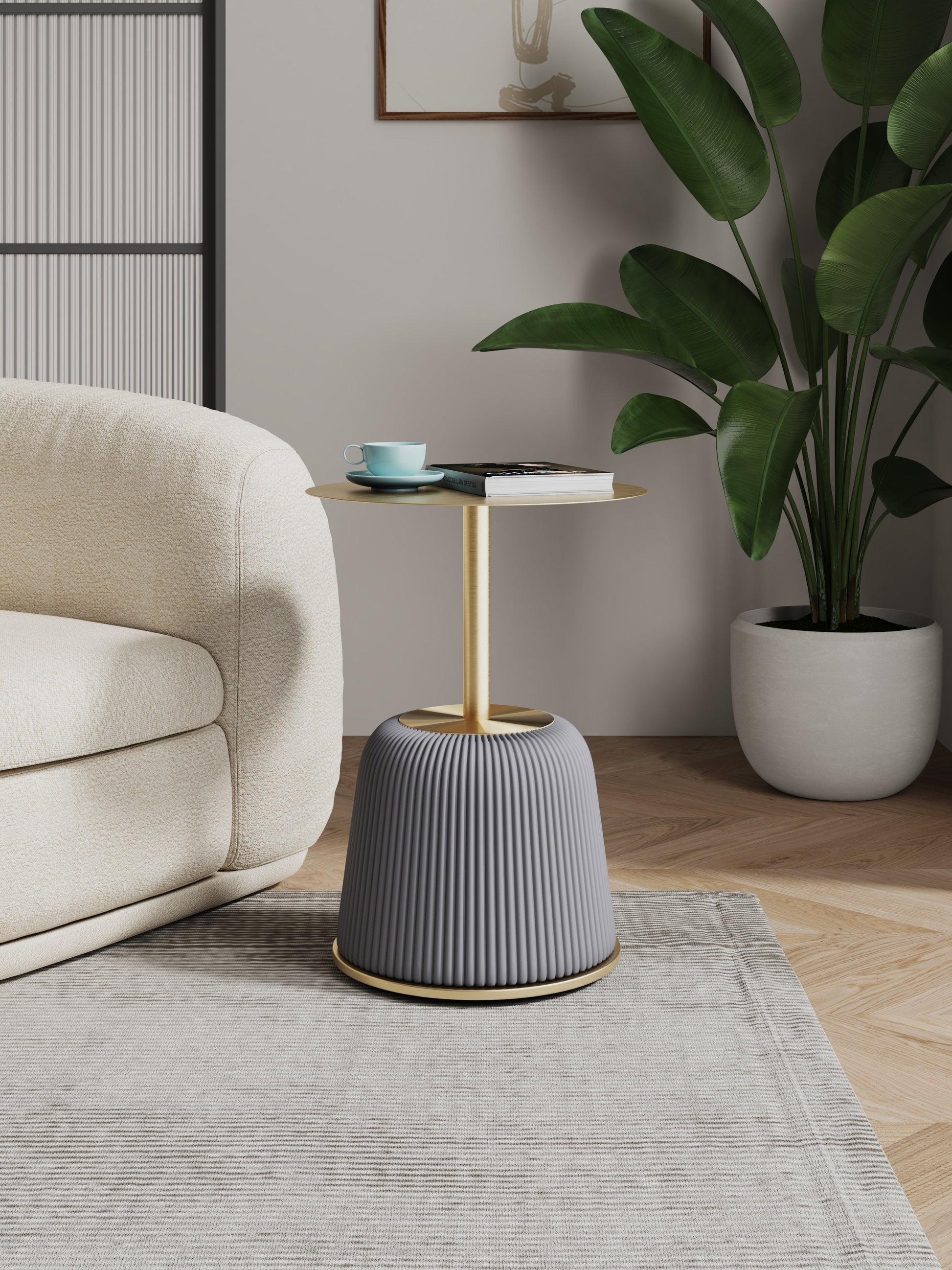 Anderson End Table 1.0 in Grey - Ornate Home