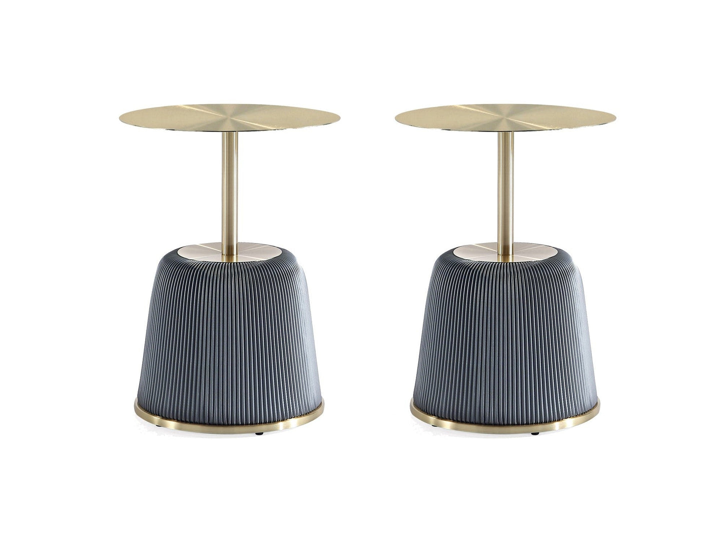 Anderson End Table 1.0 in Grey (set of 2) - Ornate Home