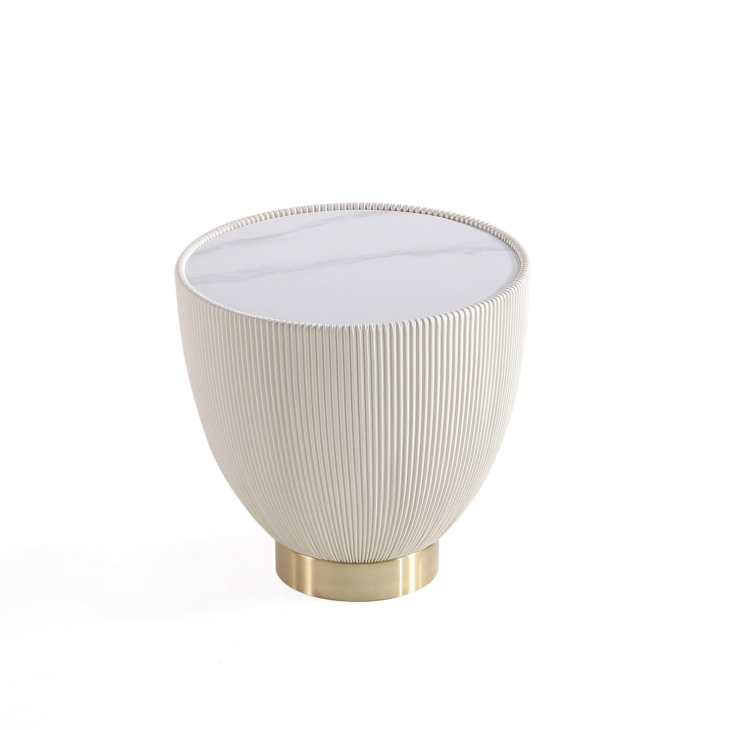 Anderson End Table 2.0 in Cream - Ornate Home