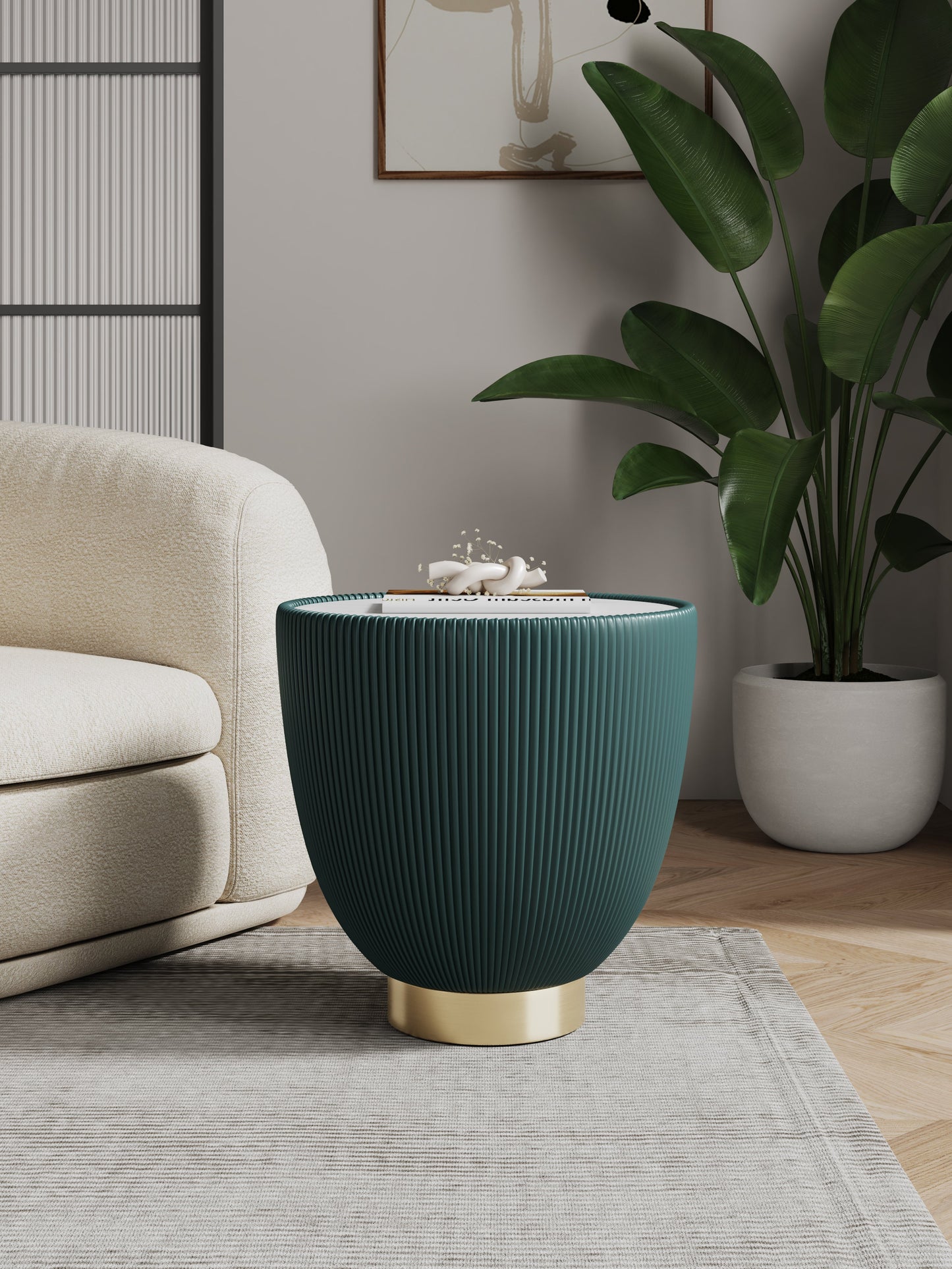 Anderson End Table 2.0 in Green - Ornate Home