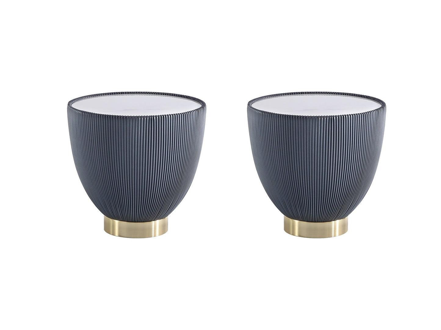 Anderson End Table 2.0 in Grey (Set of 2) - Ornate Home