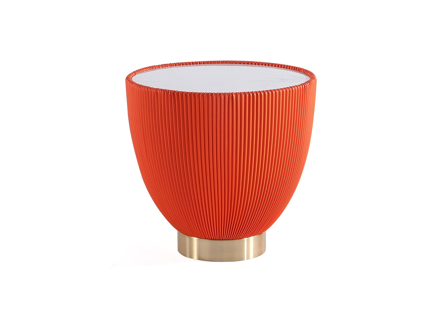 Anderson End Table 2.0 in Orange - Ornate Home