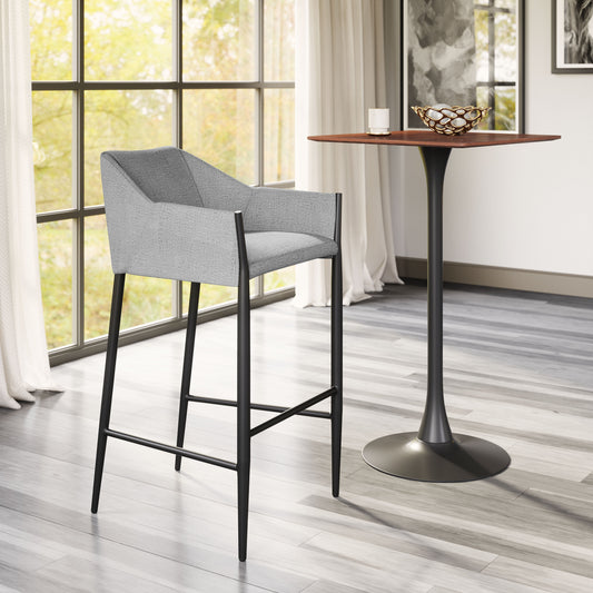 Andover Slate Gray Barstool - Ornate Home