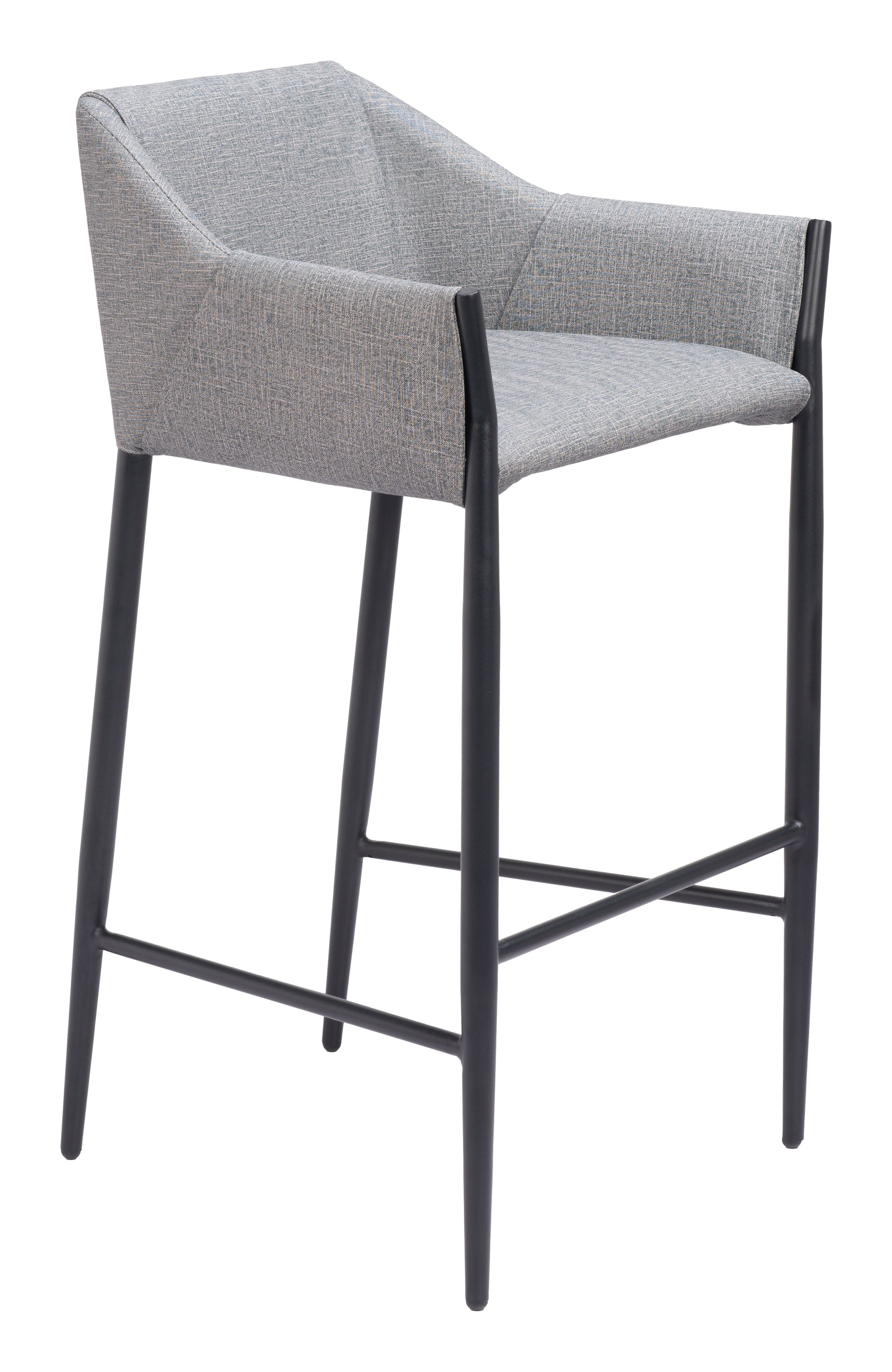 Andover Slate Gray Barstool - Ornate Home