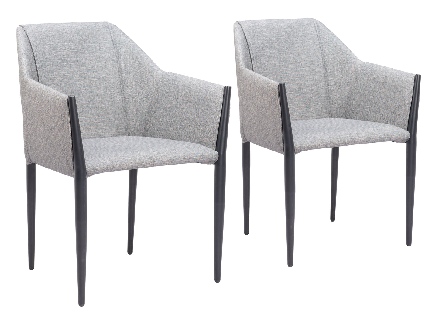 Andover Slate Gray Dining Chair (Set of 2) - Ornate Home