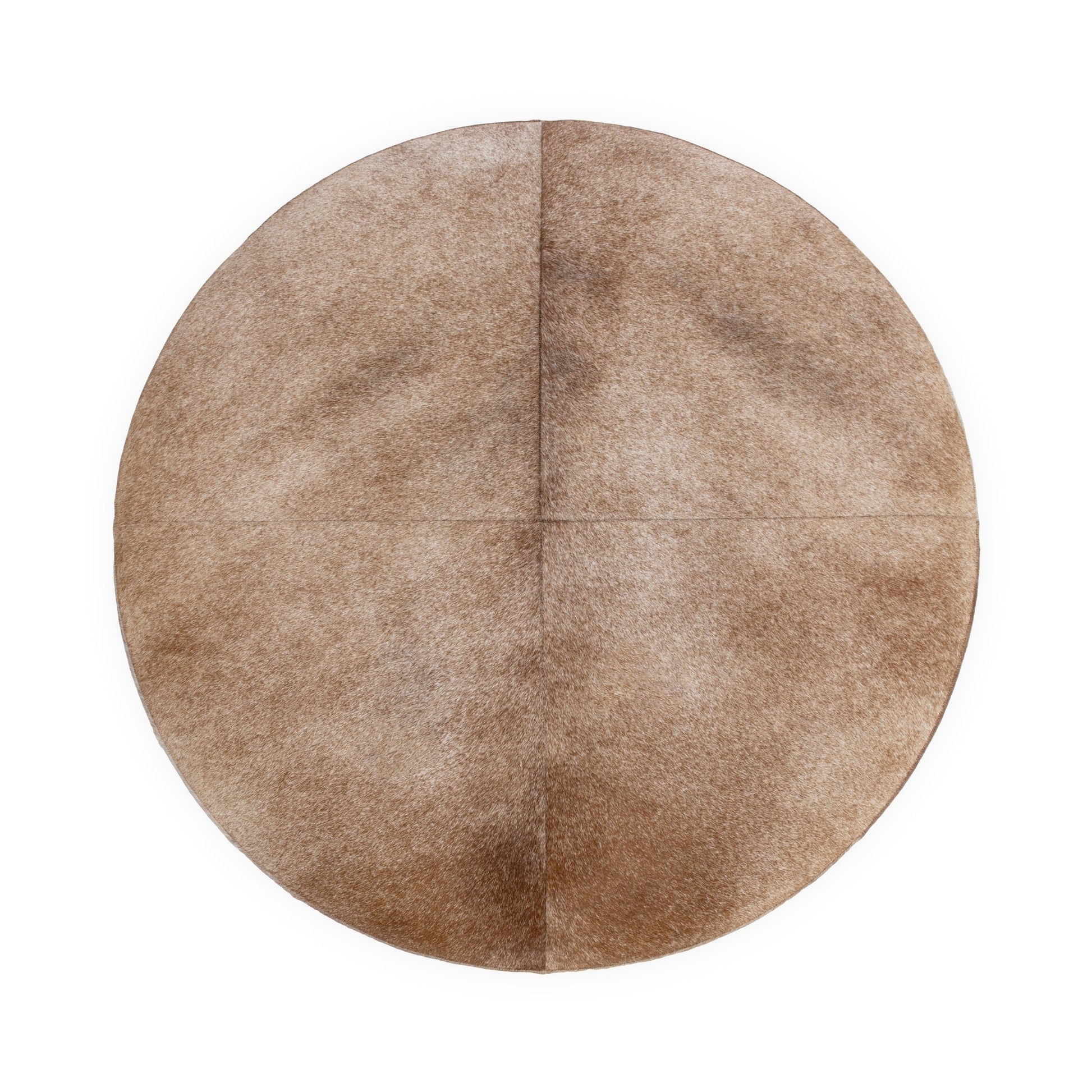 Andre Canyon Dust Round Ottoman - Ornate Home