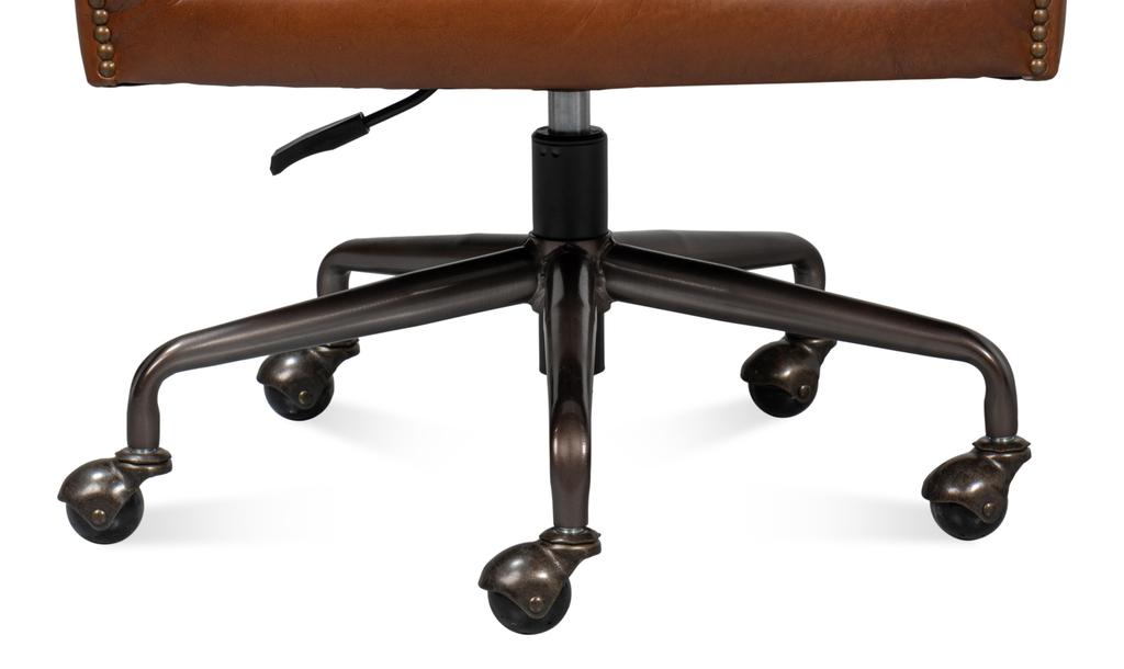 Andrew Jackson Brown Desk Chair - Ornate Home
