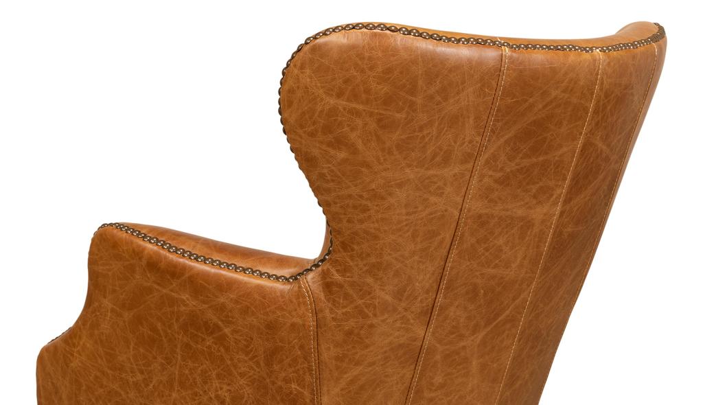 Andrew Jackson Brown Desk Chair - Ornate Home