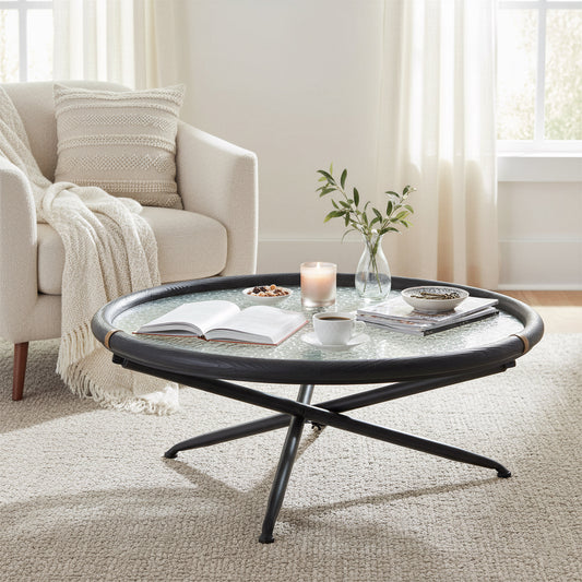 Aneis Black Coffee Table - Ornate Home