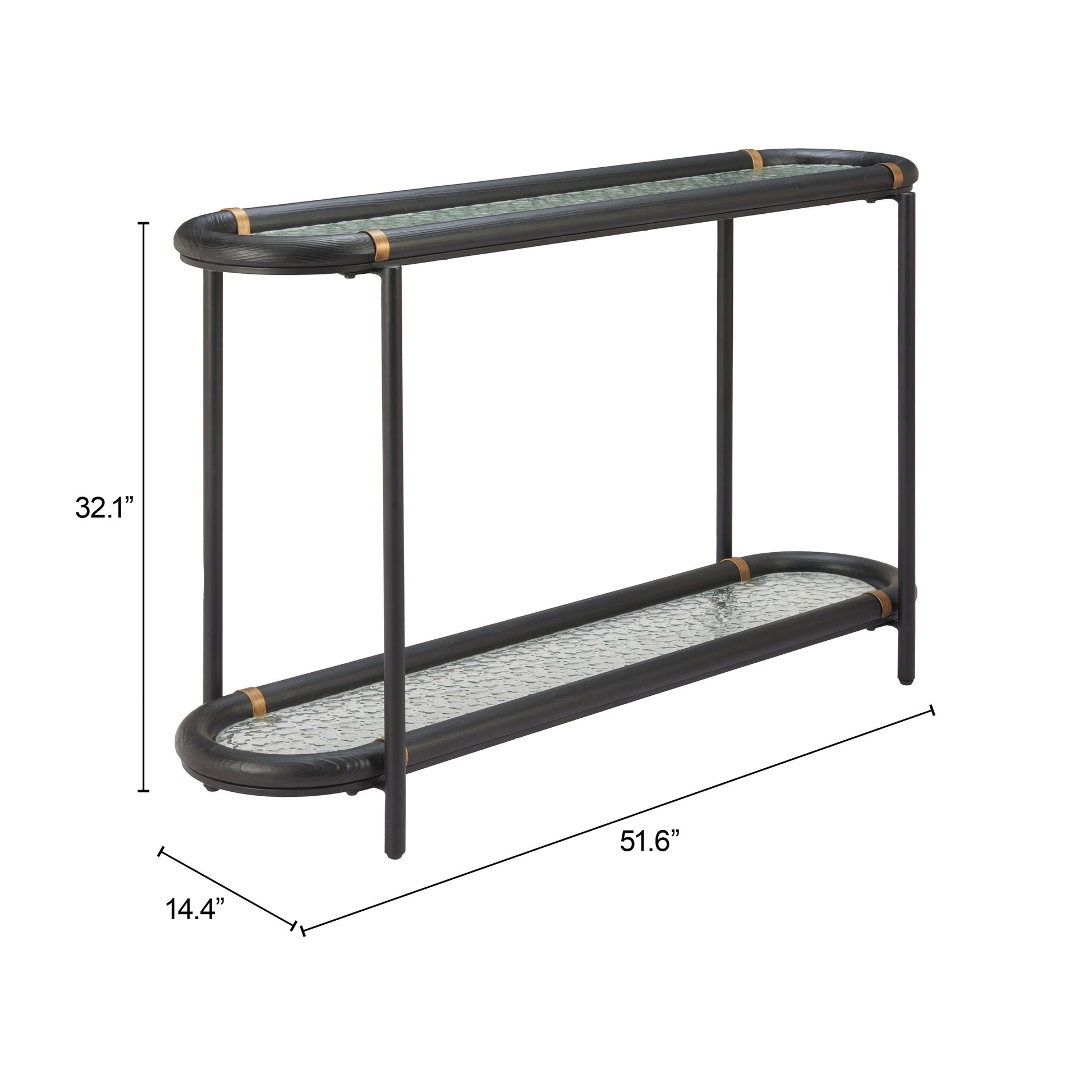 Aneis Black Console Table - Ornate Home