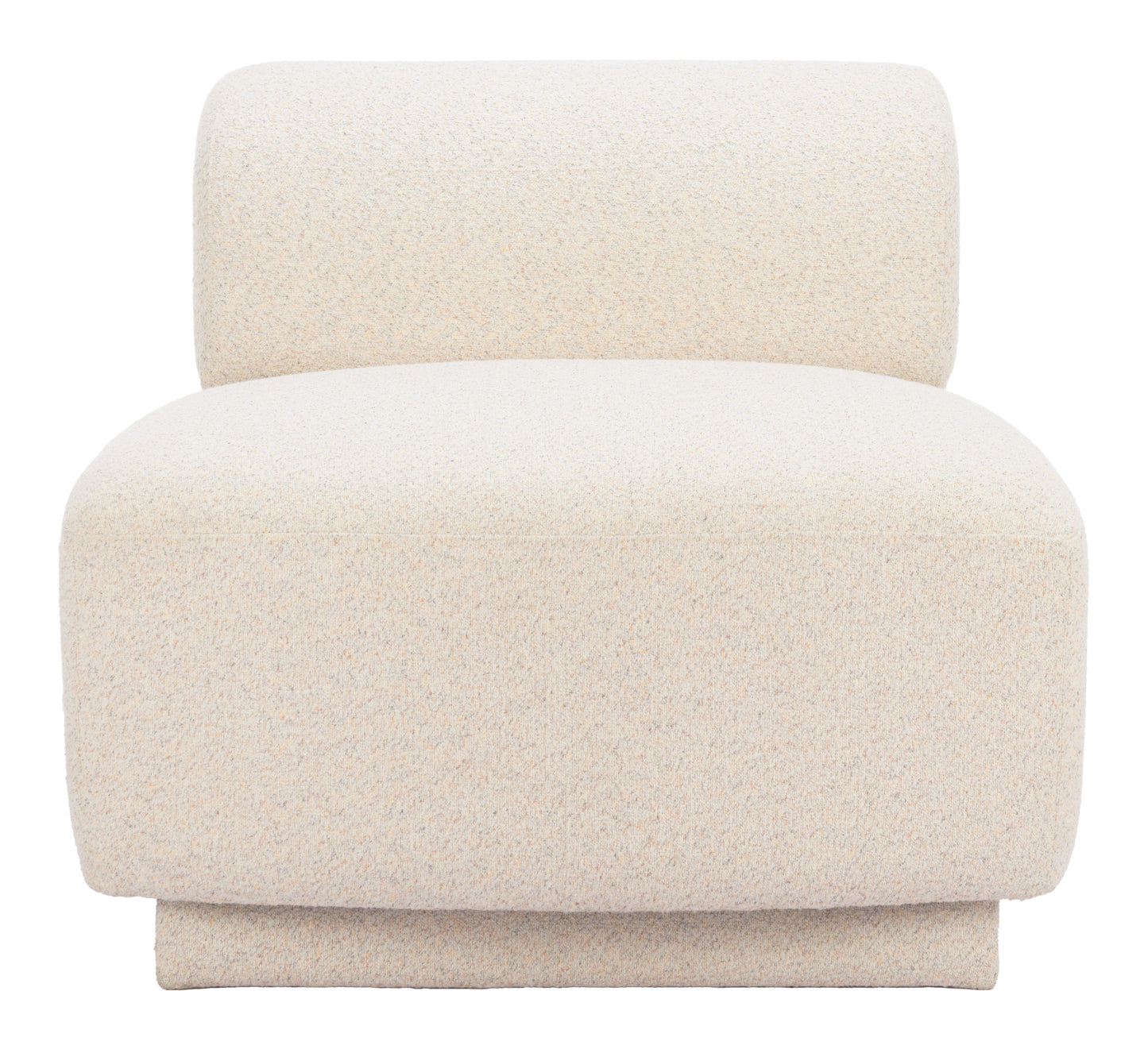 Anese Multigrain Beige Accent Chair - Ornate Home
