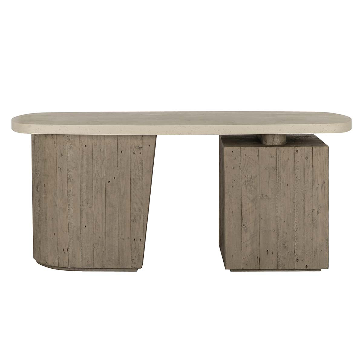 Angus Distressed Gray/Weathered Chalk Desk - Ornate Home
